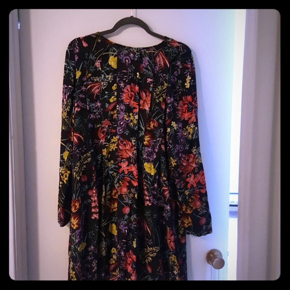 H & M multi colored flower dress